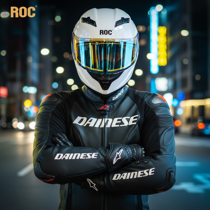 Top 3 nón fullface roc 2 kính tốt nhất hiện nay 3 Nón Fullface ROC 2 kính ROC R03