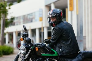 ROC flip-up full-face helmets offer a unique and stylish look.