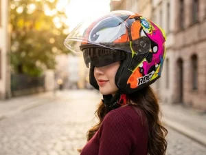 Mũ bảo hiểm giấu kính