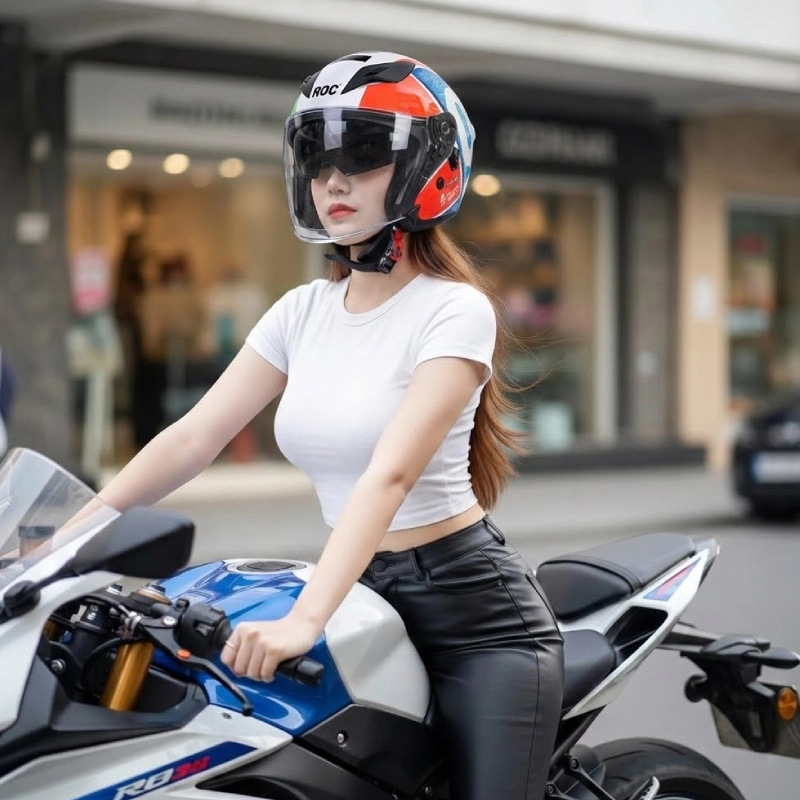 Top 5 mũ bảo hiểm 3/4 cho nữ siêu cute dễ thương