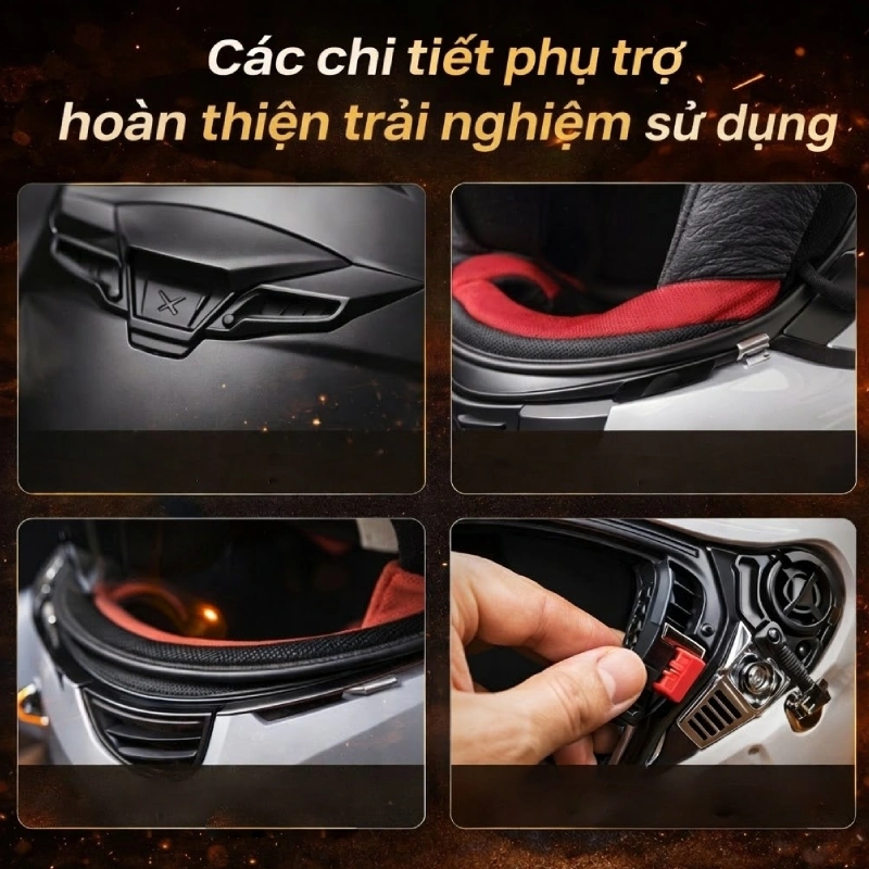 Các chi tiết phụ trợ khác hoàn thiện trải nghiệm sử dụng