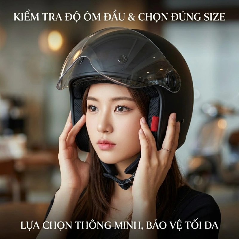Kiểm tra độ ôm đầu và chọn đúng size