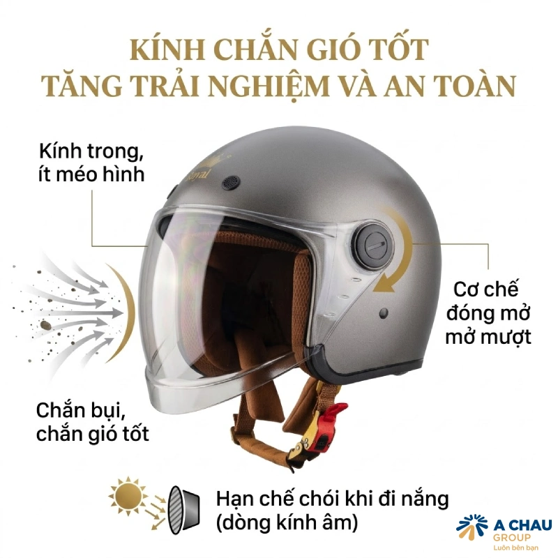 Kính chắn gió tốt giúp tăng trải nghiệm và độ an toàn khi di chuyển