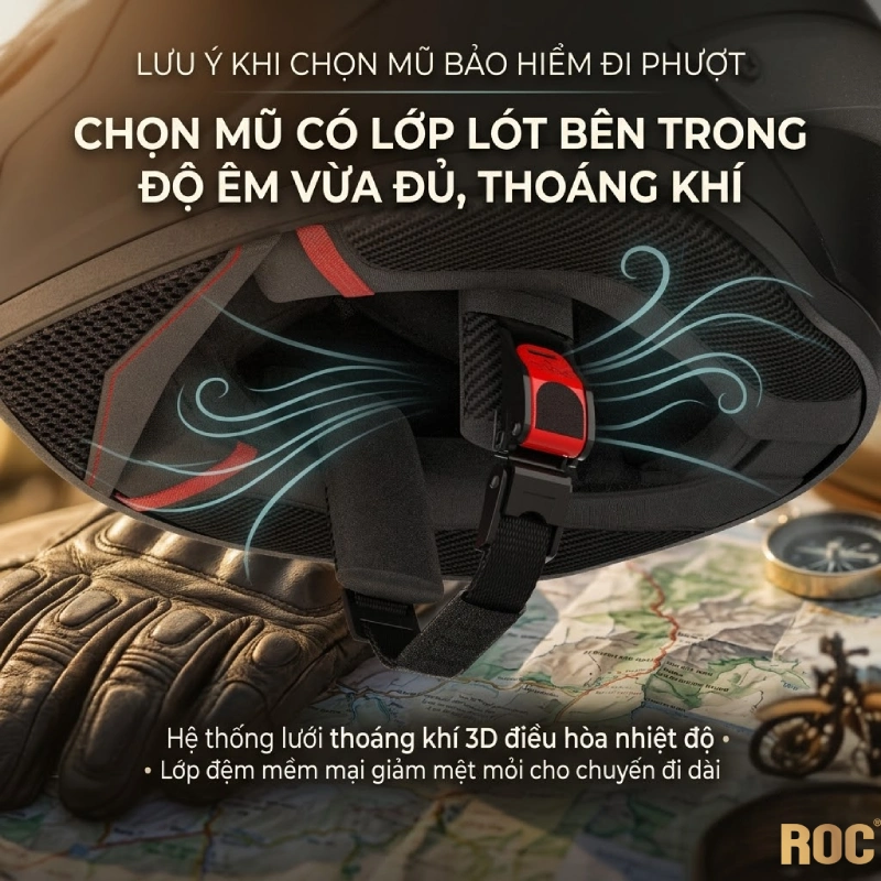 Lớp lót bên trong độ êm vừa đủ, thoáng khí