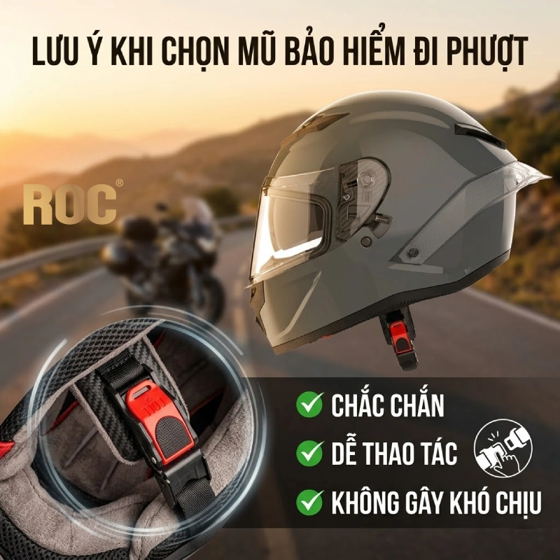 Quai đeo và khóa phải chắc chắn