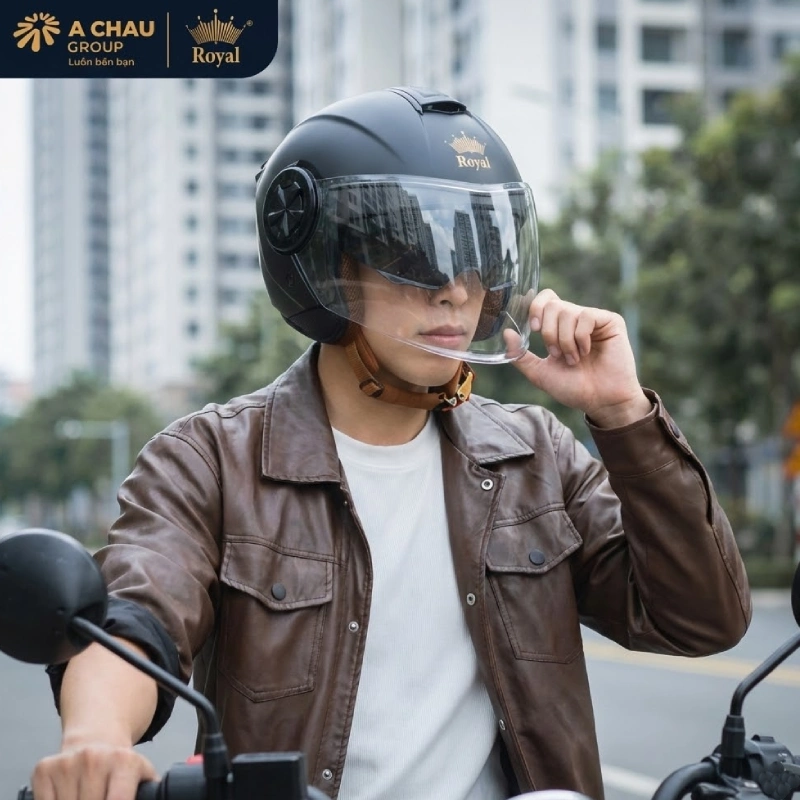 Mũ bảo hiểm 3/4 Royal M787