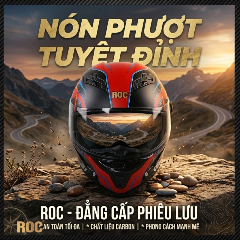 Nón bảo hiểm phượt