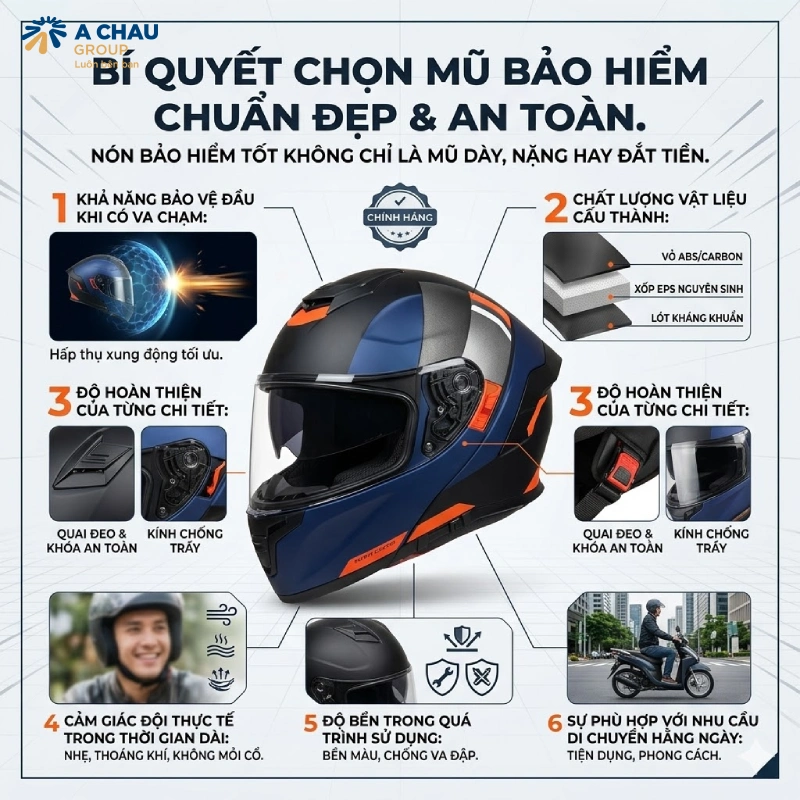 Nón bảo hiểm tốt là gì