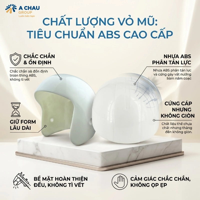 Mũ bảo hiểm xịn là khi Vỏ mũ tốt phải chắc, ổn định và có khả năng phân tán lực