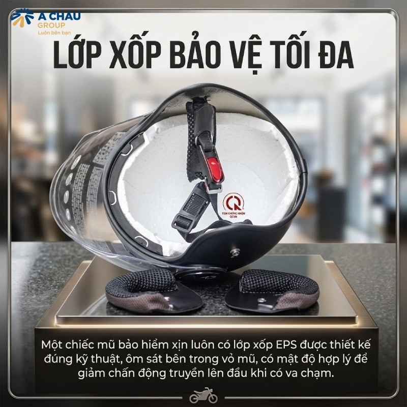 Lớp xốp có khả năng bảo vệ tối đa