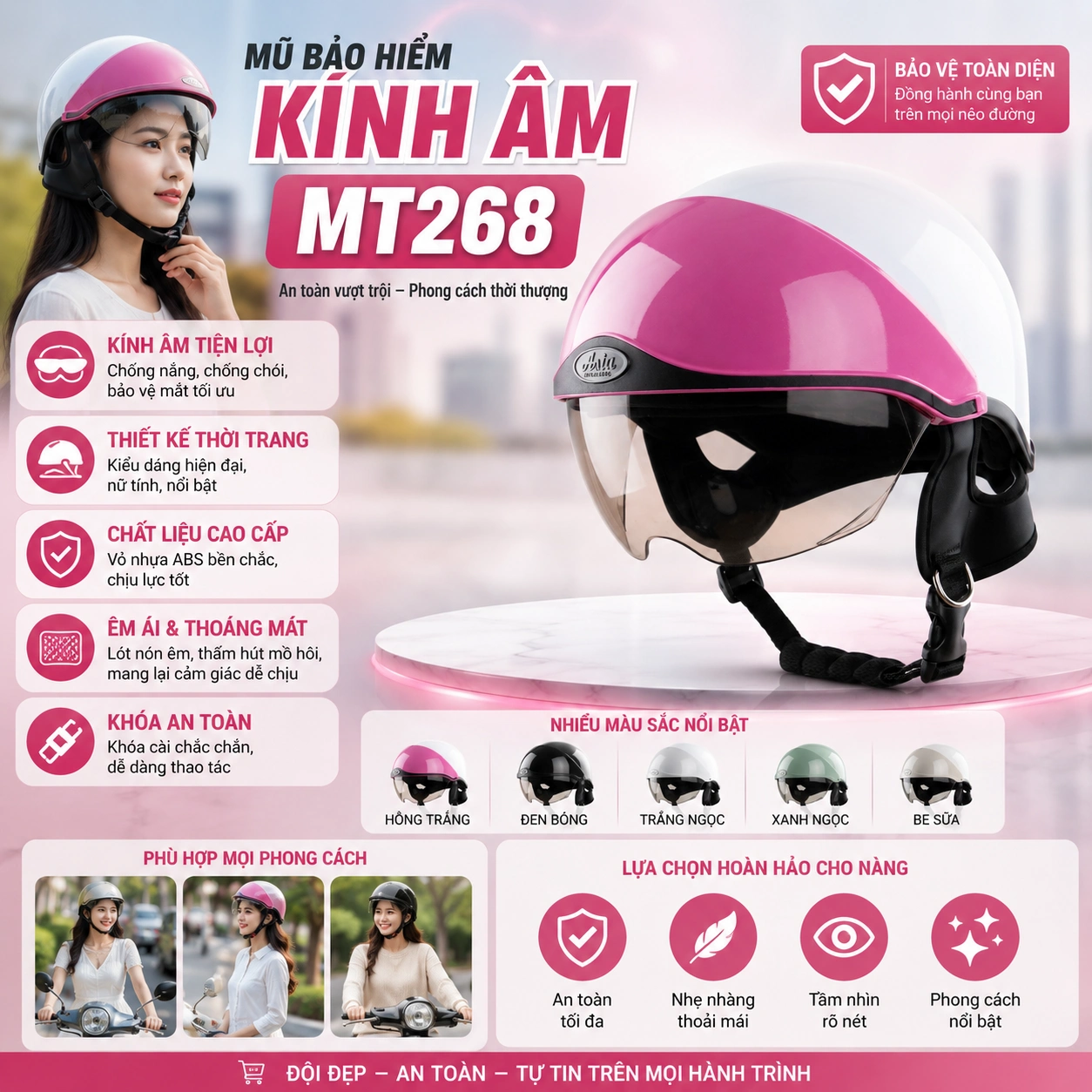 Hãng nón bảo hiểm tốt ASIA HELMET