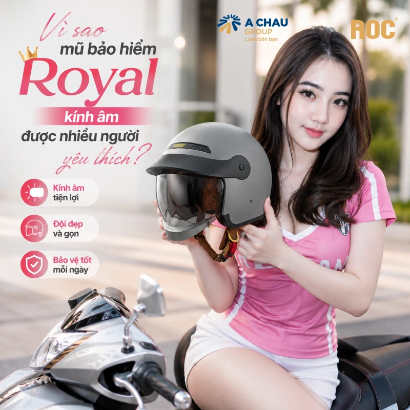 Top 10 mũ bảo hiểm Royal kính âm tốt nhất hiện nay 2 Những lý do mũ bảo hiểm Royal kính âm được yêu thích?