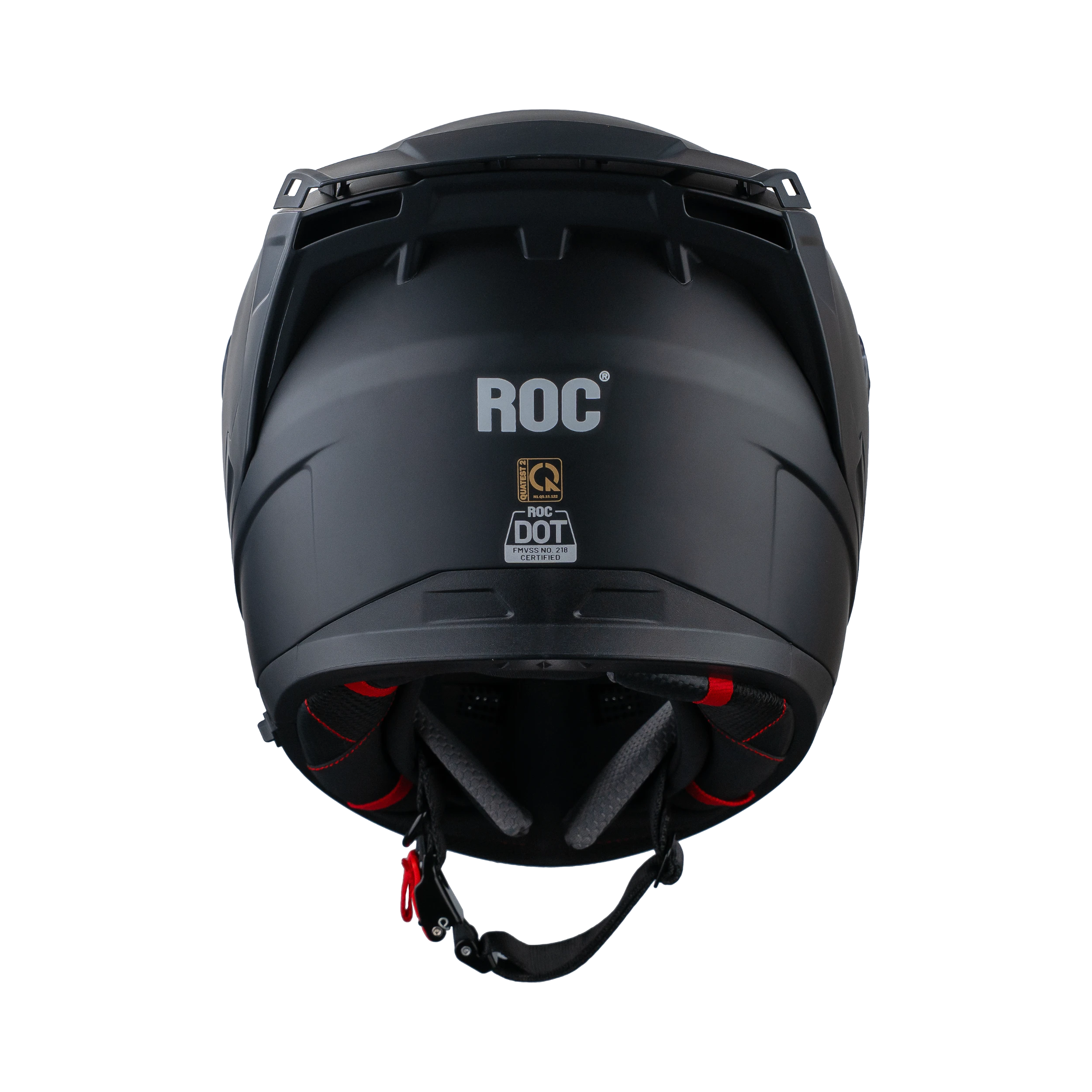 ROC R66 Fullface Helmet 6 r66 đen mờ