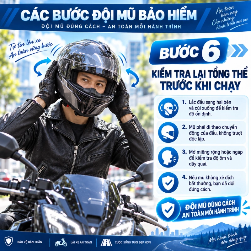Bước 6: Kiểm tra lại tổng thể trước khi chạy
