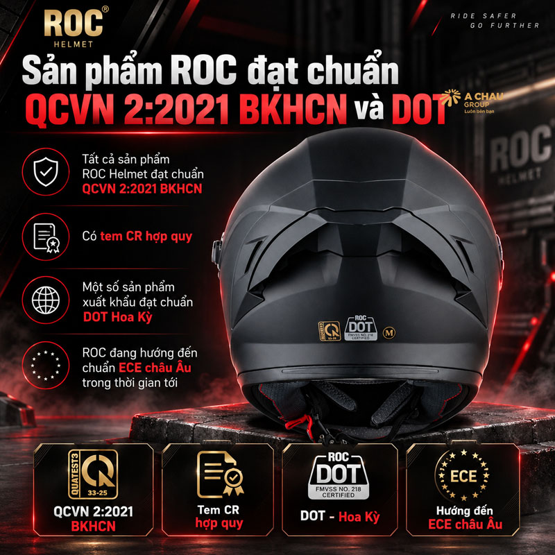 Nguồn hàng mũ bảo hiểm ở đâu có giá tốt? 4 Sản phẩm đạt chuẩn QCVN 2:2021 BKHCN và DOT